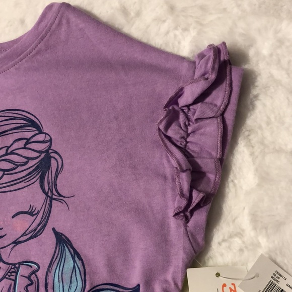 365Kids Purple Sequin Mermaid T-shirt Girls Size 5 - Picture 7 of 10